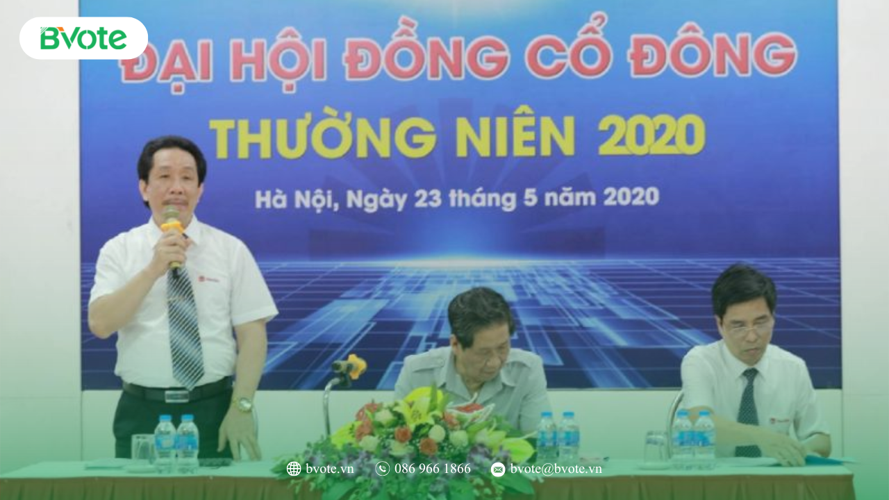 Phân biệt Đại hội cổ đông thường niên và Đại hội cổ đông bất thường chi tiết nhất 2025 7 Công ty sử dụng phần mềm họp cổ đông toàn diện của Bvote
