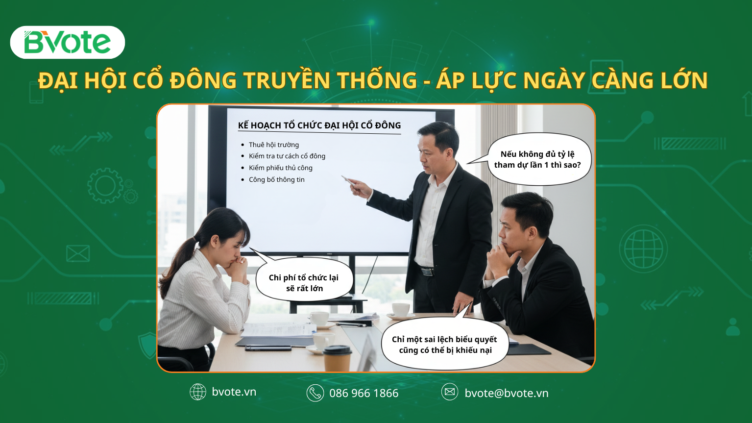 Đại hội cổ đông số 2026: Lời giải cho doanh nghiệp niêm yết có cổ đông phân tán