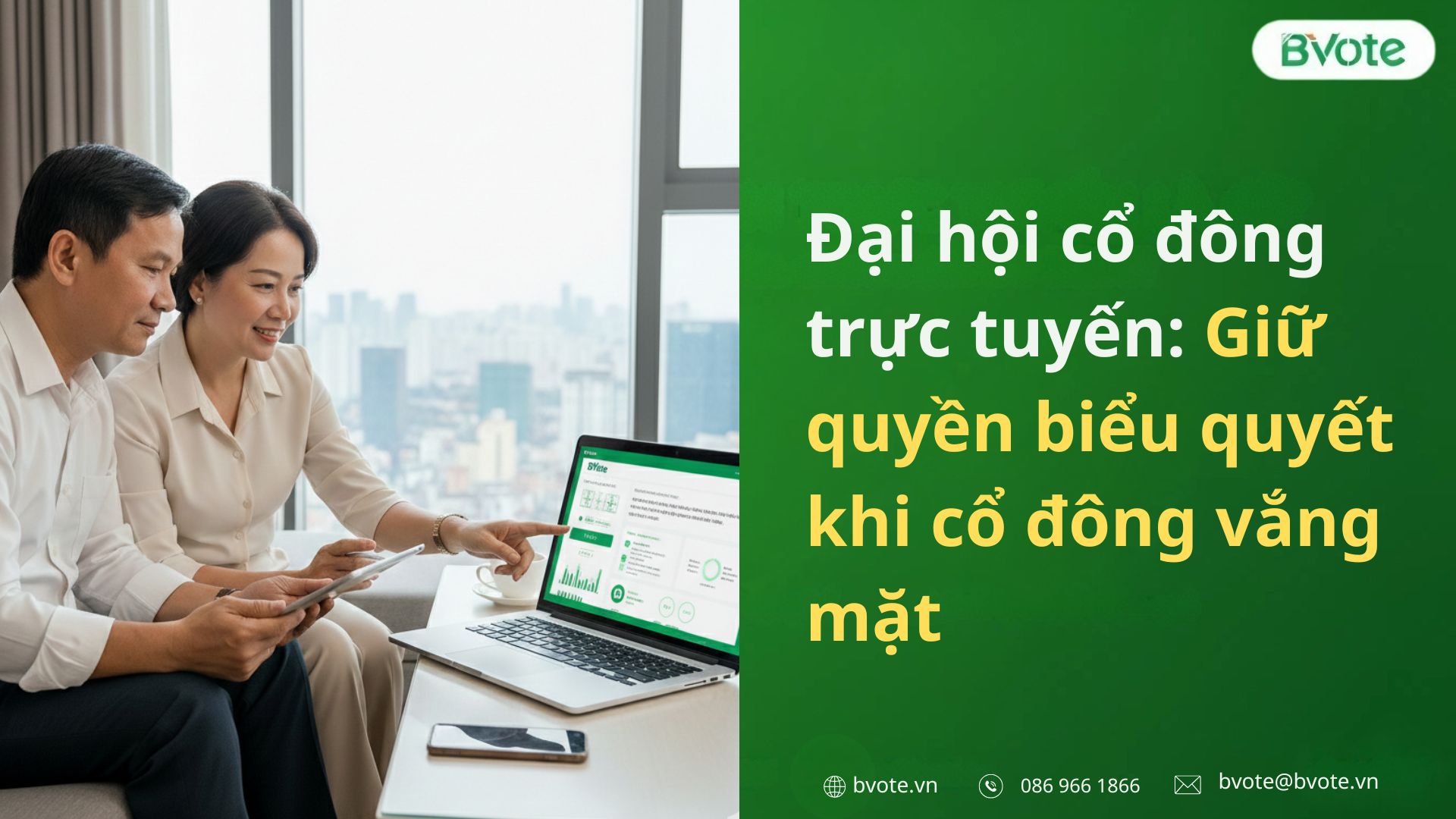 Đại hội cổ đông trực tuyến: Giữ quyền biểu quyết khi cổ đông vắng mặt