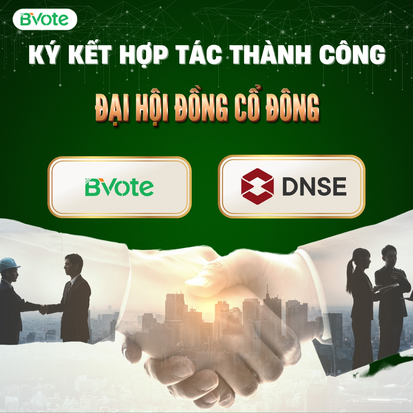 Doanh nghiệp đã triển khai ĐHCĐ trực tuyến cùng BVote